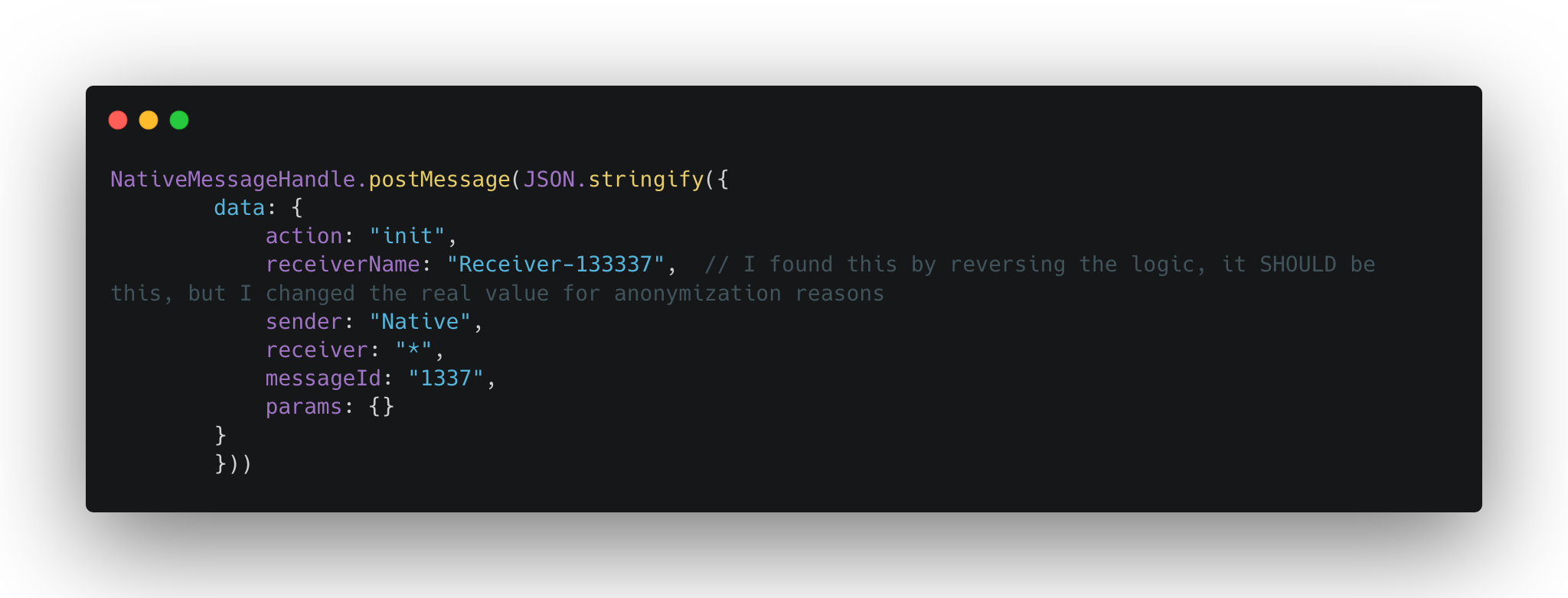 Figure from “From WebView to Remote Code Injection” — js bridge init